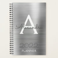 2022 Silver Metallic Monogram modern