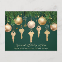 2022 Sold Sign Foto Real Anwesen Holiday Postkarte
