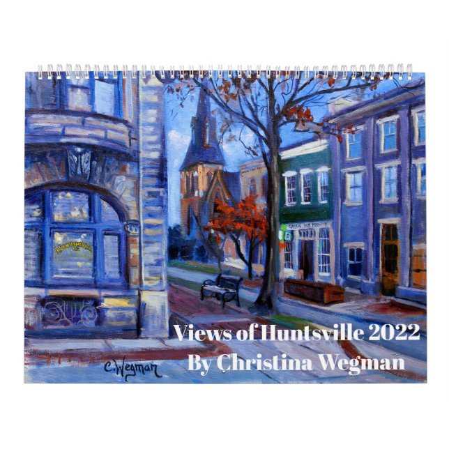 2022 Vues du calendrier Huntsville (Protection)