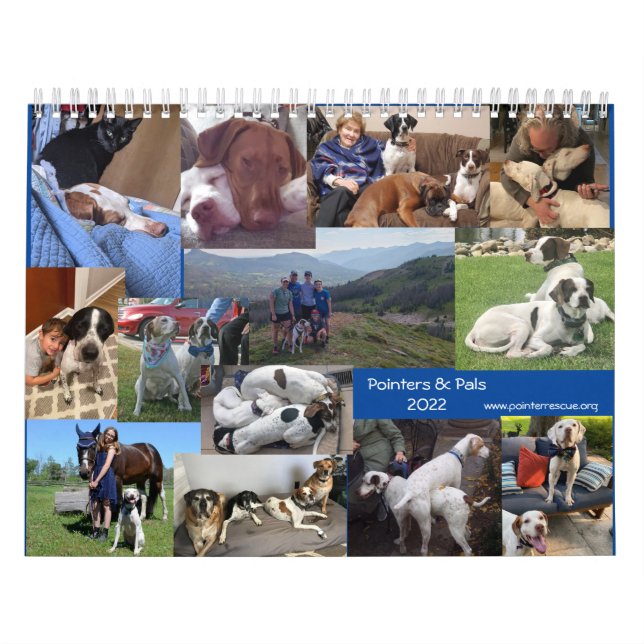 2022 Zeiger & Pals PointerRescue Org Kalender (Titelbild)