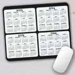 2023 2024 2025 2026 Kalender Schwarz-weiß 4 Jahre Mousepad<br><div class="desc">2023-2026 Magnetkalender für Ihren Computer - Ein lustiges,  nützliches Suchen nach Ihrem Zuhause- oder Schulfach. Für fortgeschrittene Benutzer klicken Sie auf den Link Anpassen,  um die Farben zu ändern,  Text hinzuzufügen und Dinge zu verschieben.</div>