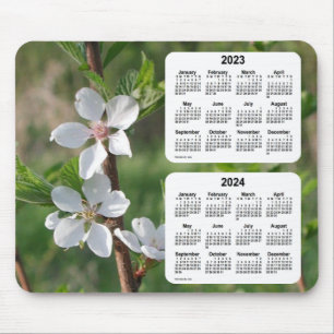2023-2024 Dogwood 2 Year Calendar by Janz Mousepad