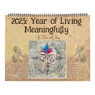 2023: 7 Monate des sinnlich spirituellen Lebens Kalender