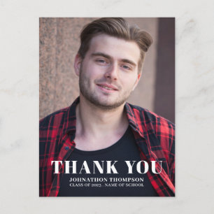 2023 Abschluss Foto Flat Dankeschön Karte