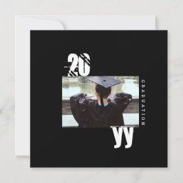 2023 Abschluss Typografie Fett Foto Minimal