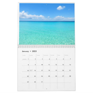 2023 Anguilla Beaches Calendar Kalender
