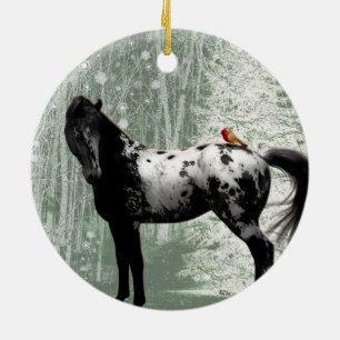 2023 Appaloosa & Kardinals Keramik Ornament