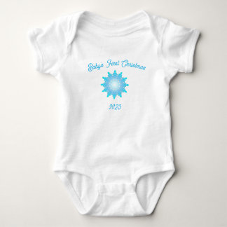 2023 Baby's First Christmas Baby Bodysuit Baby Strampler