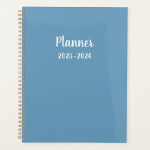 2023 bleu Planificateur mensuel/hebdomadaire