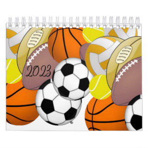 2023 Calendrier Sports Football, Basketball, Footb