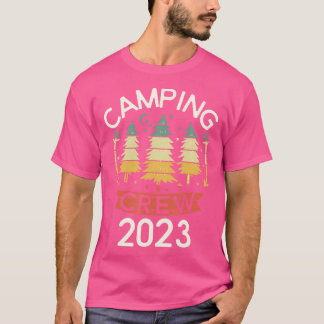 2023 Camping Crew Familienreise Camping Matching N T-Shirt
