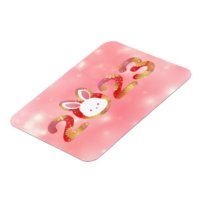 2023, Chinese New Year, Rabbit  Magnet (Linke Seite)