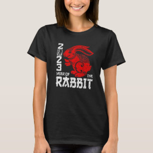 2023 Chinesisches Neujahr des Kaninchens Zodiac H T-Shirt