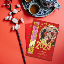 2023 Chinesisches New Year Viel Glück Good Fortune