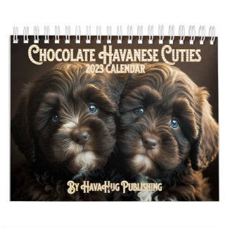 2023 Chocolate Havanese Puppy Calendar von HavaHug Kalender
