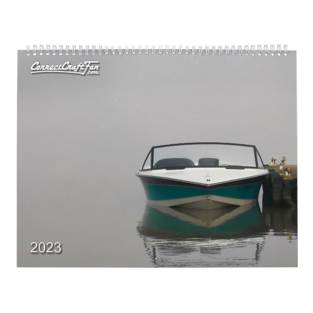 2023 CorrectCraftFan.com Calendrier annuel (Protection)