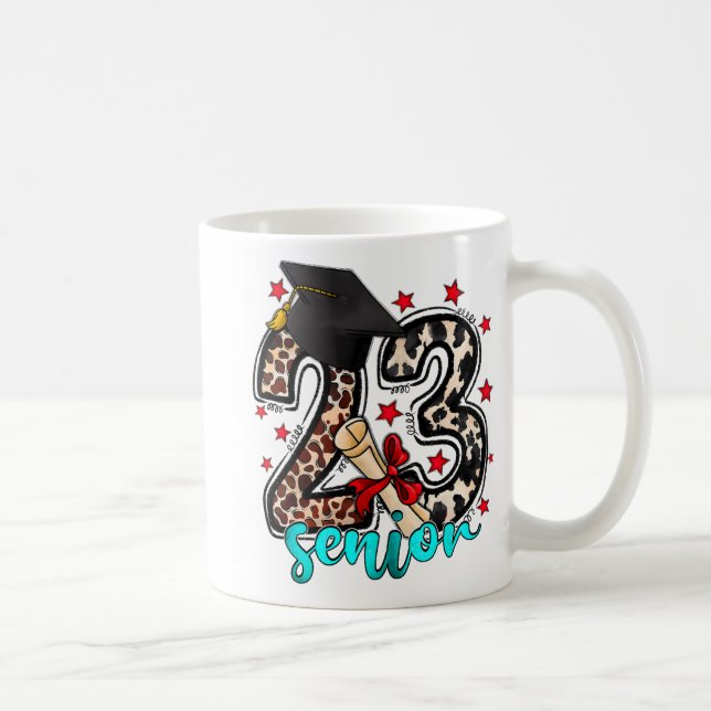 2023 Cowhide Cl von 2023 Abschluss Geschenke Kaffeetasse (Rechts)