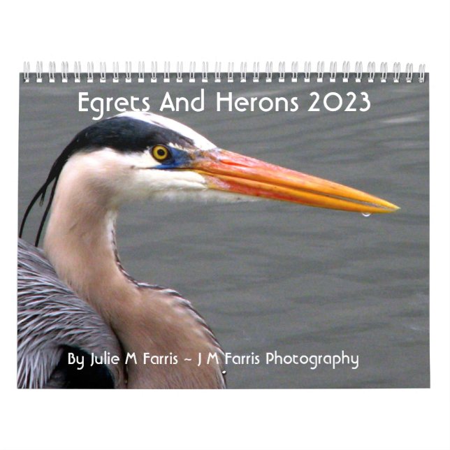 2023 Egrets & Herons-Kalender Kalender (Titelbild)