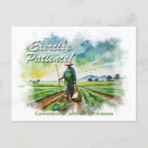 2023 Geduld! JW Convention Postcard