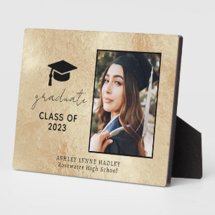 2023 Gold Foto Abschluss Plaque Fotoplatte