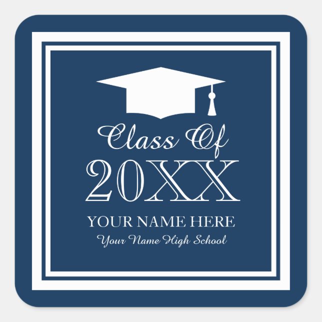 2023 Graduation seals | Custom graduate stickers (Vorderseite)