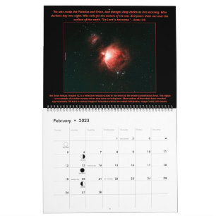 2023 GRAND Psaume 19 Calendrier Société d'Astronom