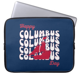 2023 Happy Christopher Columbus Day Laptopschutzhülle