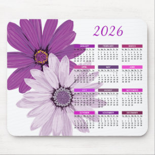 2023 Hübsche Lila Daisies   Benutzerdefinierter Ka Mousepad