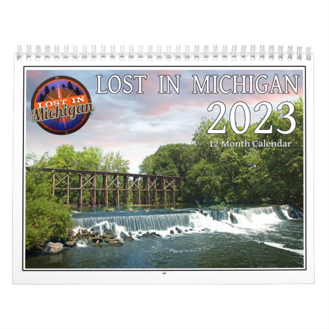 2023 im Mauerkalender von Michigan verloren Kalender (Titelbild)