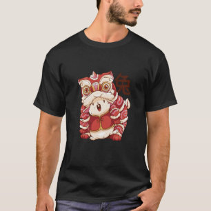 2023 Jahr der Kaninchenkatze Chinesischer Zodiakdr T-Shirt