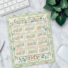 2023 Jahre Kalender Viktorianisch Jugendstil | Ben Mousepad