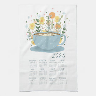2023 Kaffee Tee Handtuchkalender Wand an Wand Geschirrtuch