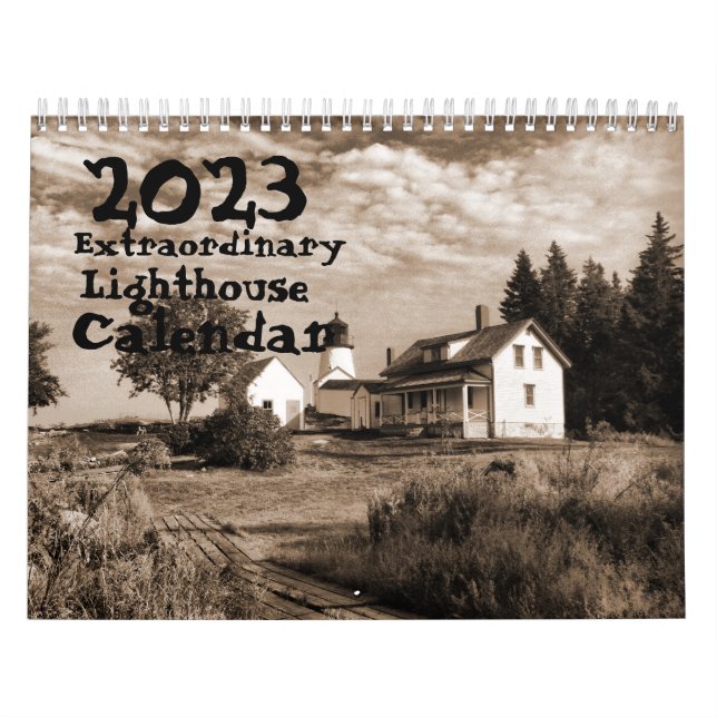 2023 Kalender - Außergewöhnlicher Leuchtturmkalend (Titelbild)