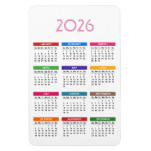 2023 - Kalender der Mehrfarbmonate