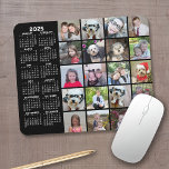 2023 Kalender - Schwarz der Collage aus 20 Fotos Mousepad<br><div class="desc">Ein Kalender 2023 mit Platz für 20 Fotos. Um die besten Ergebnisse zu erzielen,  schneiden Sie Ihre Fotos vor dem Hochladen in Quadrate. Sie können die Hintergrundfarbe ändern,  wenn Sie auf den Bereich anpassen klicken und eine andere Farbe wählen. Der Kalender ist unklar und leicht zu lesen.</div>