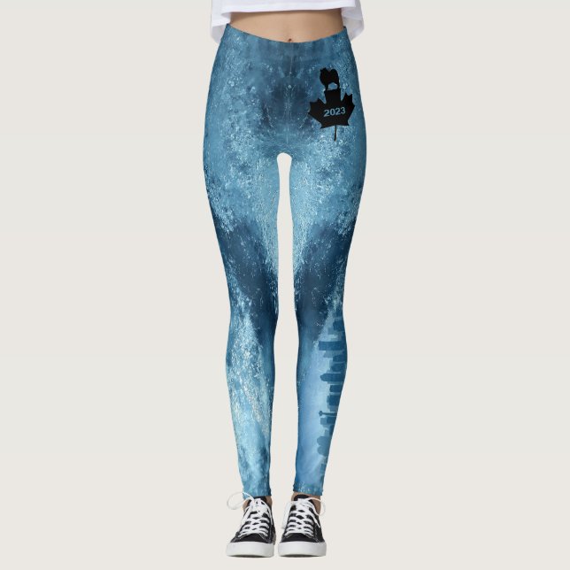 2023 KCC Natl Spécialité Logo Leggings Calgary Sky (Devant)