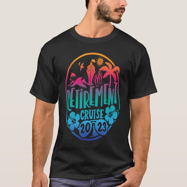 2023 Kreuzfahrt zur Altersvorsorge Matching-Gruppe T-Shirt (Vorderseite)