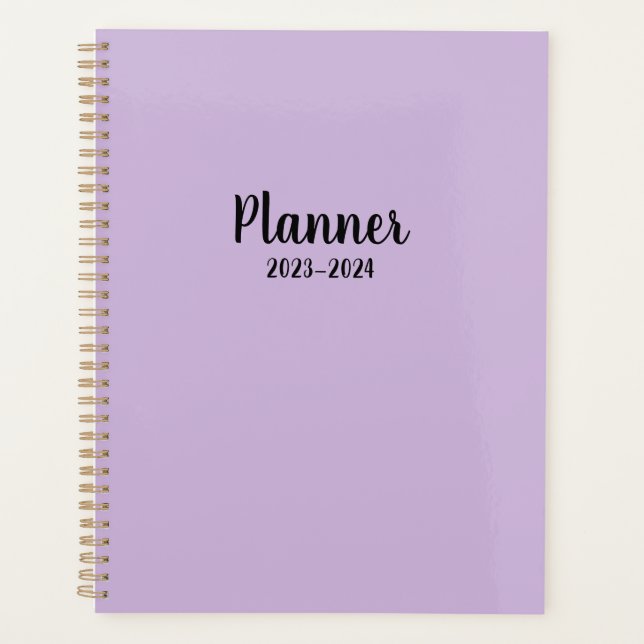 2023 lila Monat/Woche Planer (Vorderseite)
