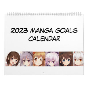 2023 manga anime filles calendrier buts