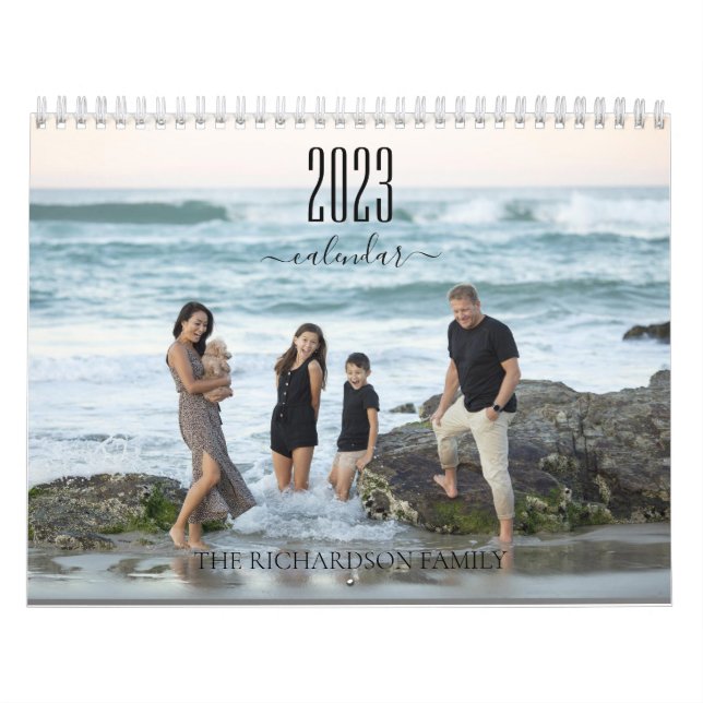 2023 Minimalistisches, modernes, familienspezifisc Kalender (Titelbild)