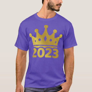 2023 mit Krone zum Geburtstag und Party T-Shirt