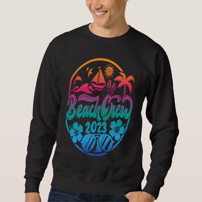2023 passende Strand-Crew Sweatshirt (Vorderseite)