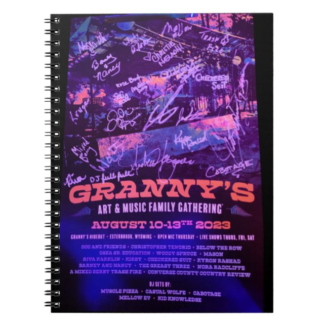 2023 Poster-Notebook Notizblock (Vorderseite)