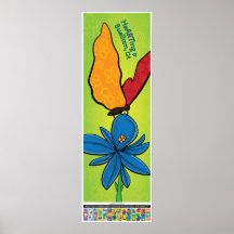 2023 Poster-Violet(te) & Butterfly-Buellton.Art