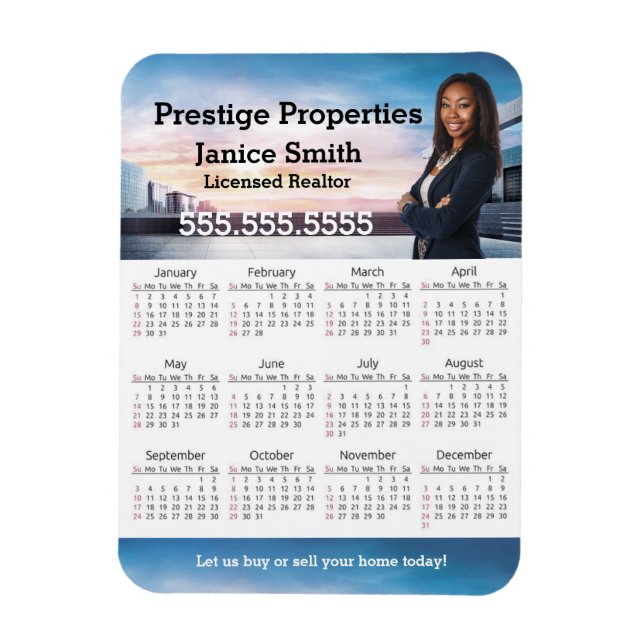 2023 Realtor Calendar Refrigerator Magnet (Vertical)