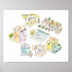 2023 Rechnungen für Wohnungen Poster