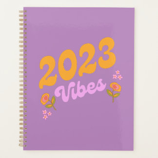 2023 Retro Vibes Yearly Planner Planer