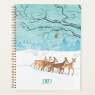 2023 Roe Deer im Winterplaner Planer