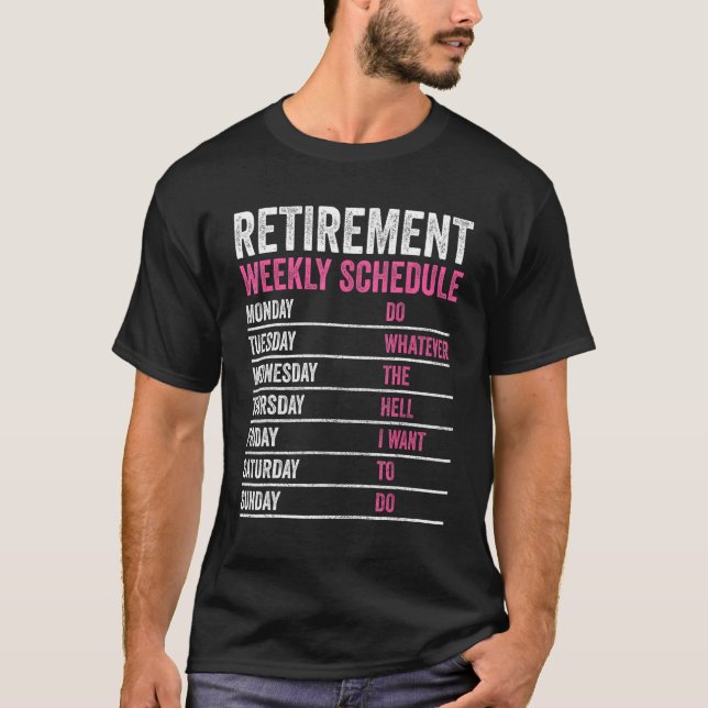 2023 Shirts für Frauen, Rentenwoche (Vorderseite)