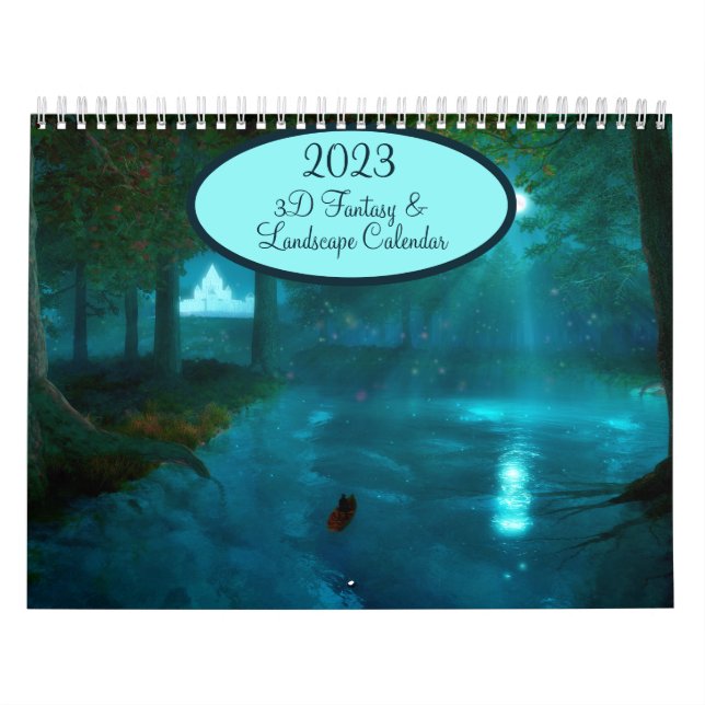 2023 SilverWebForge Fantasy & Landschaftskalender Kalender (Titelbild)